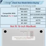 MacBook Pro 14" Hard Shell Case - Matte Clear