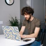 Blue Wave Case for MacBook Pro 14 Inch