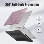 Lilac Floral Leather Case for MacBook Pro 13