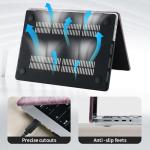 Lilac Floral Leather Case for MacBook Pro 13