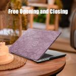Lilac Floral Leather Case for MacBook Pro 13