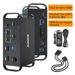 Dual Monitor Dock for MacBook Pro and Air