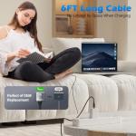 6FT USB C Magnetic 3 Charger for MacBook