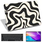 MacBook Pro 13 Inch Hard Shell Case - Black Wave