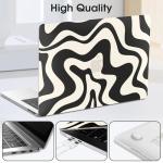 MacBook Pro 13 Inch Hard Shell Case - Black Wave