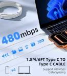 140W Fast USB-C Charger for MacBook Pro/Air