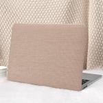 Brown Woven Hard Shell Case for MacBook Pro