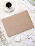 Brown Woven Hard Shell Case for MacBook Pro