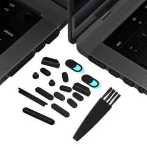 MacBook Pro Dust Plug Set with Webcam Covers