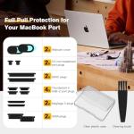 MacBook Pro Dust Plug Set with Webcam Covers