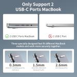 8-in-2 USB C Hub Adapter for MacBook