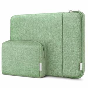 Inateck 360° Protection Laptop Bag with Accessory Bag, Compatible with 13-inch MacBook Air/Pro M4 M3 M2 M1 2016-2025, Mint Green
