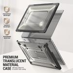 SEYMAC stock Case for MacBook Pro 16 inch, Shock-Absorbing Protection with Folding Stand &Mouse Pad Case for MacBook Pro 16 inch, Black