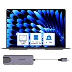 GEEKOM GeekBook X14 Pro Laptop, 2.2lbs Ultra Thin 14" 2.8K OLED Laptop Computer, Ultra 5 125H, 32GB LPDDR5x 7500MHz RAM 1TB SSD, Up to 16 Hour, 2X USB4, Fingerprint, Hub, Copilot, Windows 11 Pro