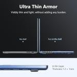 Tuiklol for MacBook Pro 14 inch Case 2025-2021 Release A3434 M5 A3112 A3401 A3185 M4 A2992 A2918 M3 A2779 M2 A2442 M1 Pro/Max Chip, Durable Crystal Hard Shell Cases, Crystal Midnight