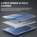 Tuiklol for MacBook Pro 14 inch Case 2025-2021 Release A3434 M5 A3112 A3401 A3185 M4 A2992 A2918 M3 A2779 M2 A2442 M1 Pro/Max Chip, Durable Crystal Hard Shell Cases, Crystal Midnight