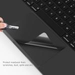 CaseBuy Palm Rest Protector Vinyl Skin Stickers(3 in 1) for 2024 2023 M4 M3 Pro/Max MacBook Pro 16 inch A2991 A3403 A3186 with Touch-ID Scratch-Resistant Keyboard Cover -Space Black