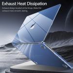 Tuiklol for MacBook Pro 14 inch Case 2025-2021 Release A3434 M5 A3112 A3401 A3185 M4 A2992 A2918 M3 A2779 M2 A2442 M1 Pro/Max Chip, Durable Crystal Hard Shell Cases, Crystal Midnight