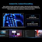 GEEKOM GeekBook X14 Pro Laptop, 2.2lbs Ultra Thin 14" 2.8K OLED Laptop Computer, Ultra 5 125H, 32GB LPDDR5x 7500MHz RAM 1TB SSD, Up to 16 Hour, 2X USB4, Fingerprint, Hub, Copilot, Windows 11 Pro