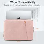 JETech 15-Inch MacBook Sleeve, Waterproof Rose Gold