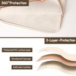 Water-Resistant Leather Case for Mac and Dell Laptops