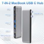 7-in-2 USB C Hub for MacBook Pro/Air
