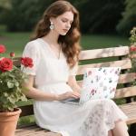 Batianda Floral Case for MacBook Pro 13-inch