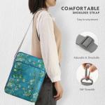 MoKo 13-14 Inch Laptop Sleeve Bag, Apricot Flower