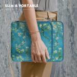 MoKo 13-14 Inch Laptop Sleeve Bag, Apricot Flower