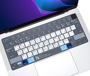 Keyboard Cover with Mac OS Shortcuts for MacBook