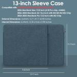 Navy Blue Sleeve Case for MacBook Air/Pro 13