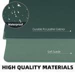 HoYiXi 13.3 Inch PU Leather MacBook Sleeve Green