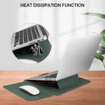 Leather Laptop Sleeve with Stand for MacBook & More