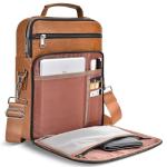 Brown 13-Inch Leather Laptop Sleeve for MacBook