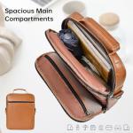 Brown 13-Inch Leather Laptop Sleeve for MacBook