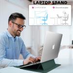 HoYiXi 13.3 Inch PU Leather MacBook Sleeve Green