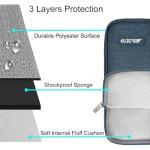 MOSISO Haze Blue Laptop Sleeve for 13-inch Macs