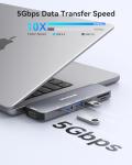 Vilcome 7-in-2 USB-C Hub for MacBook Pro/Air