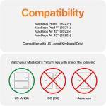 Ultra Thin Keyboard Cover for MacBook Pro/Air