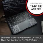 Mac OS & Word/Excel Shortcuts Vinyl Stickers