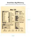 MacBook Shortcut Stickers for M1 M2 M3 Models