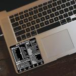 Shortcuts Sticker Set for MacBook Pro/Air