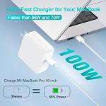 100W USB-C Charger for MacBook Pro & Air
