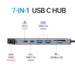7-in-1 USB-C Hub for MacBook Pro/Air