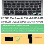 Korean Language Silicone Keyboard Cover for MacBook Air