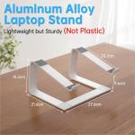 Detachable Aluminum Laptop Stand for MacBook & More