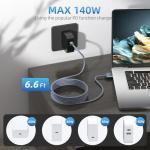 140W USB-C Magnetic Charger Cable for MacBook