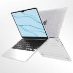 G JGOO MacBook Air 13" Clear Glitter Case