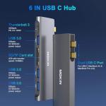 USB C Hub Adapter for MacBook Pro/Air