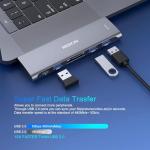 USB C Hub Adapter for MacBook Pro/Air